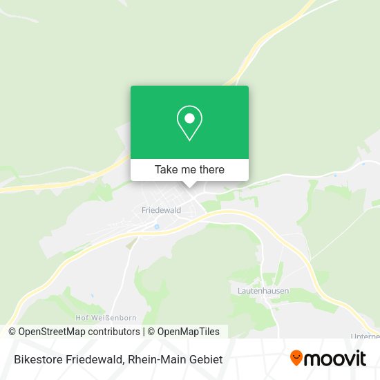 Карта Bikestore Friedewald