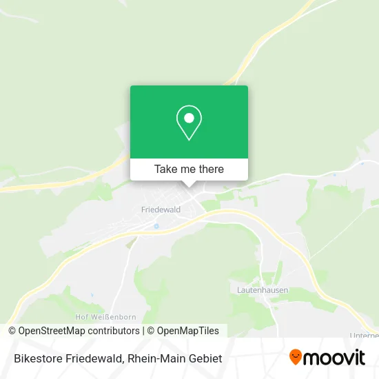 Карта Bikestore Friedewald
