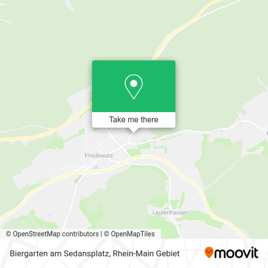 Карта Biergarten am Sedansplatz