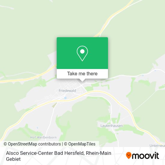 Карта Alsco Service-Center Bad Hersfeld