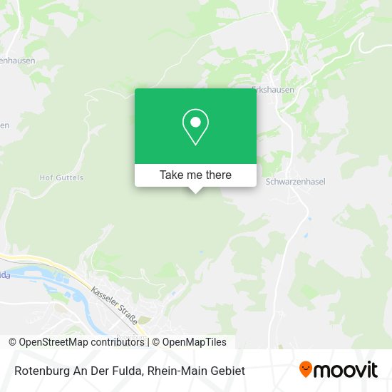 Карта Rotenburg An Der Fulda