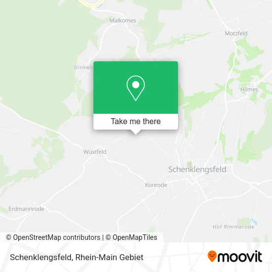 Карта Schenklengsfeld