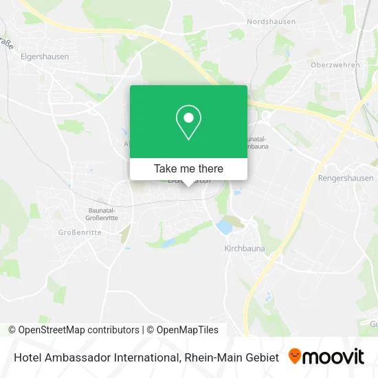 Карта Hotel Ambassador International
