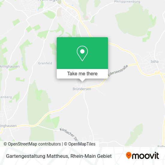 Карта Gartengestaltung Mattheus