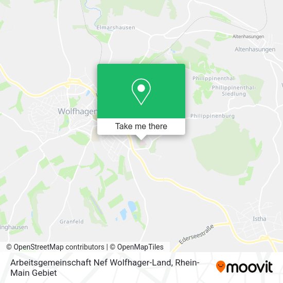 Карта Arbeitsgemeinschaft Nef Wolfhager-Land
