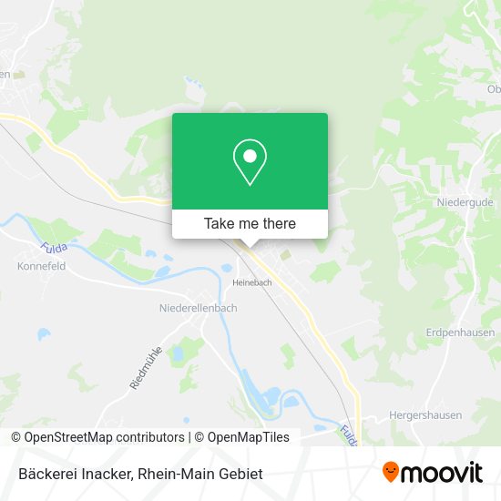 Карта Bäckerei Inacker