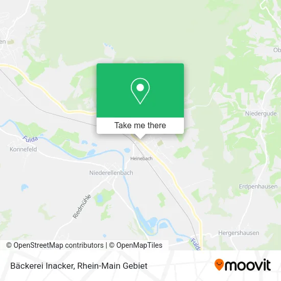 Карта Bäckerei Inacker