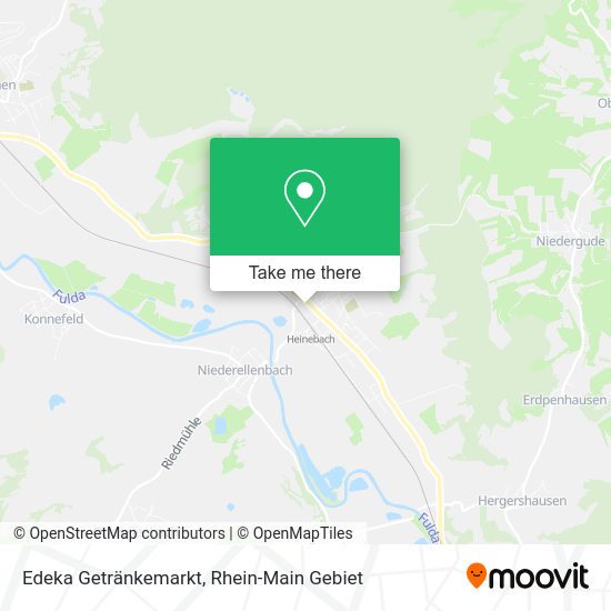 Карта Edeka Getränkemarkt