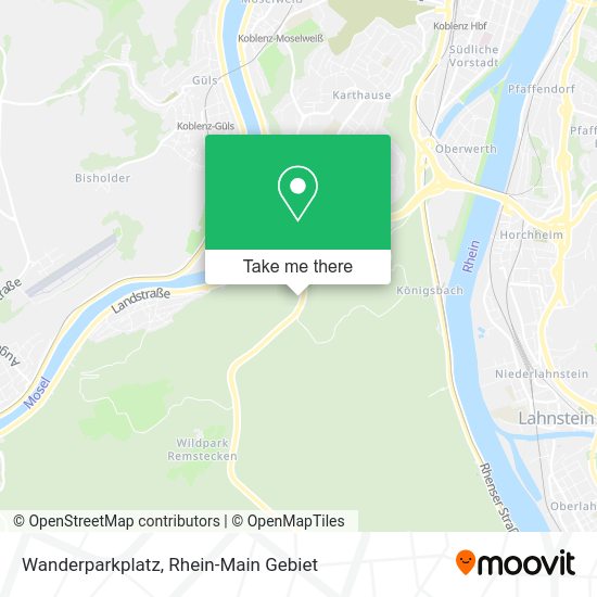 Карта Wanderparkplatz
