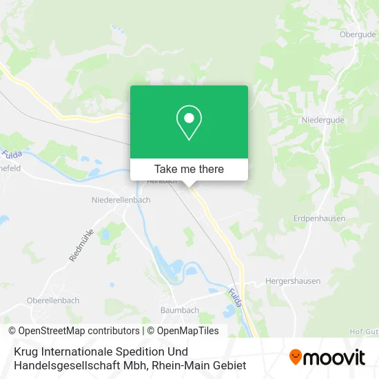 Карта Krug Internationale Spedition Und Handelsgesellschaft Mbh
