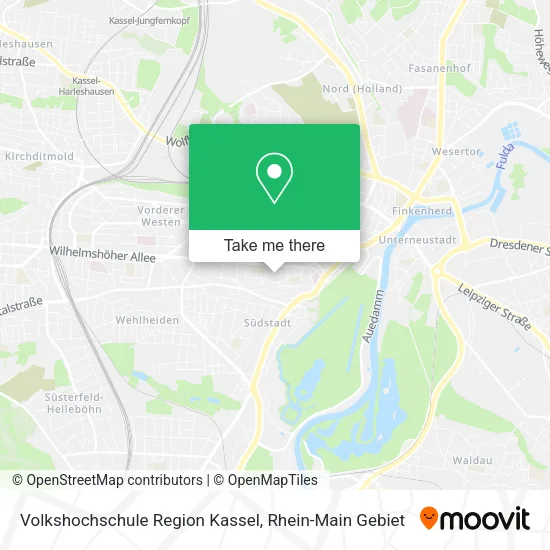 Карта Volkshochschule Region Kassel