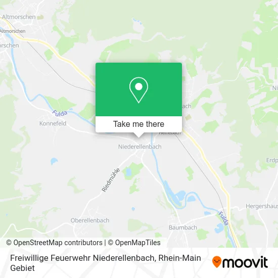Карта Freiwillige Feuerwehr Niederellenbach