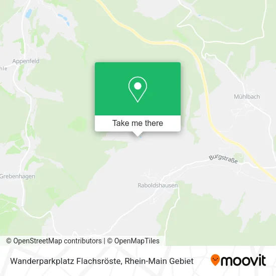 Карта Wanderparkplatz Flachsröste