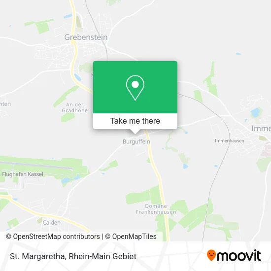 St. Margaretha map
