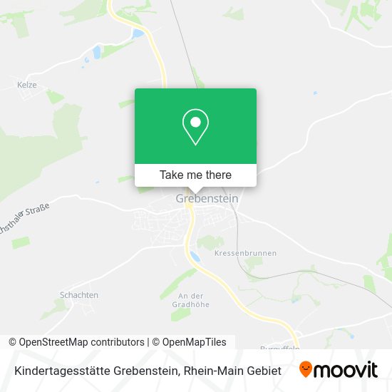 Карта Kindertagesstätte Grebenstein