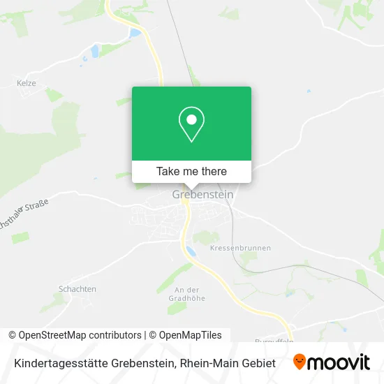 Карта Kindertagesstätte Grebenstein