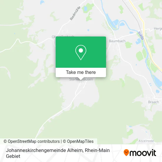 Карта Johanneskirchengemeinde Alheim