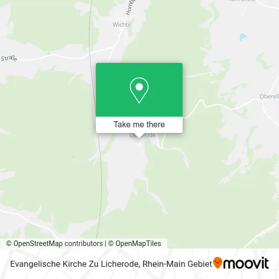 Карта Evangelische Kirche Zu Licherode