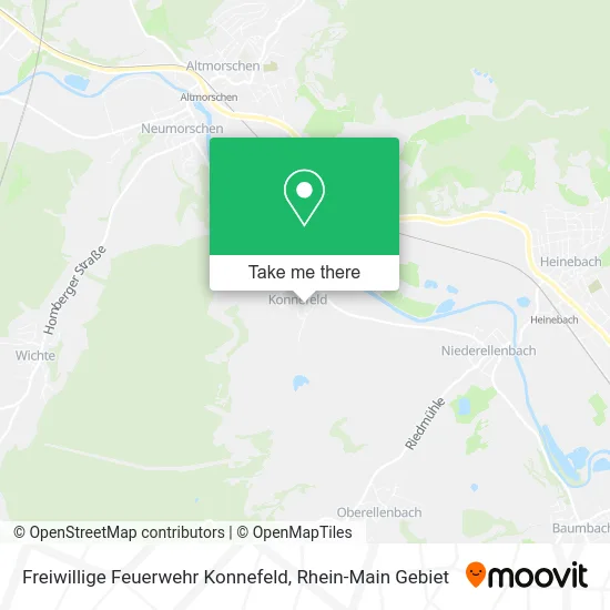 Карта Freiwillige Feuerwehr Konnefeld