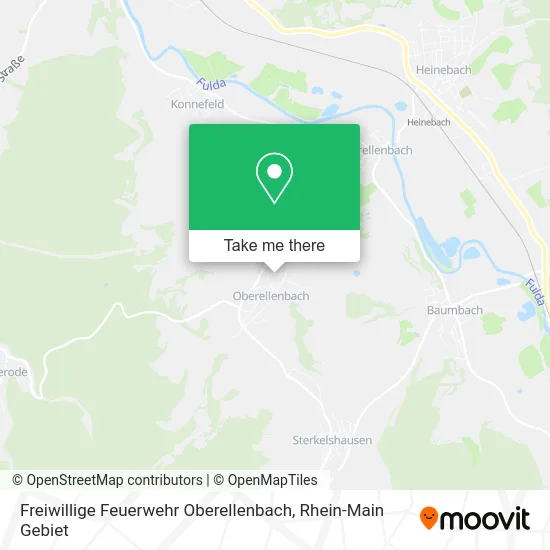 Карта Freiwillige Feuerwehr Oberellenbach