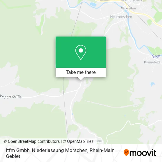 Карта Itfm Gmbh, Niederlassung Morschen