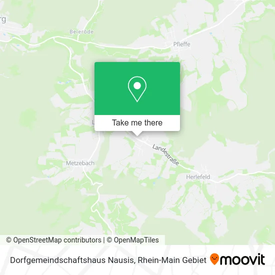 Карта Dorfgemeindschaftshaus Nausis