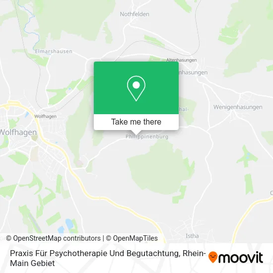Карта Praxis Für Psychotherapie Und Begutachtung