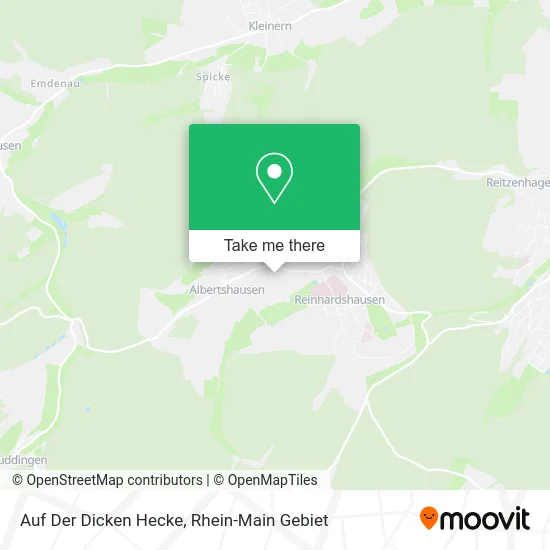 Карта Auf Der Dicken Hecke