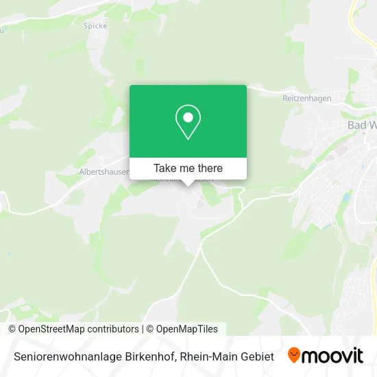 Карта Seniorenwohnanlage Birkenhof