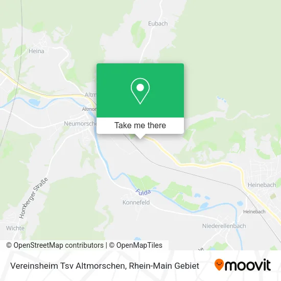 Карта Vereinsheim Tsv Altmorschen