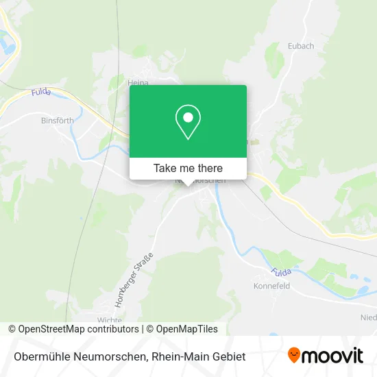 Карта Obermühle Neumorschen