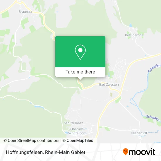 Карта Hoffnungsfelsen
