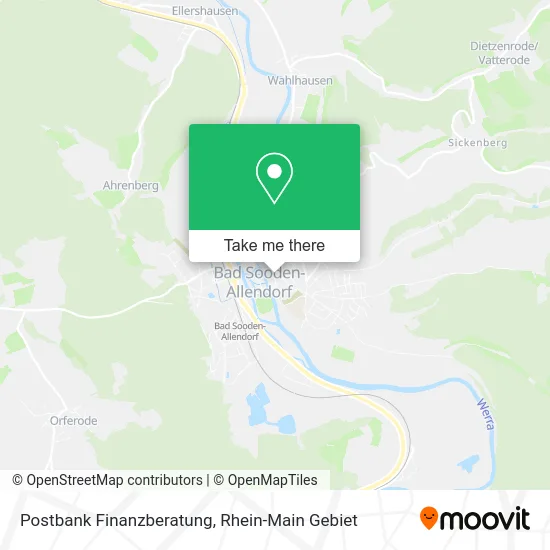 Карта Postbank Finanzberatung