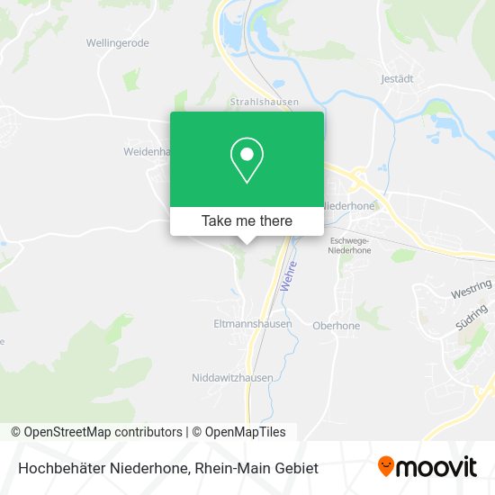 Карта Hochbehäter Niederhone