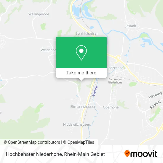 Карта Hochbehäter Niederhone