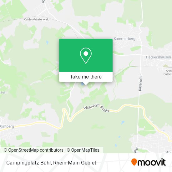 Карта Campingplatz Bühl
