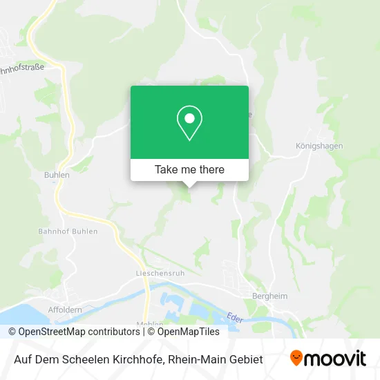 Карта Auf Dem Scheelen Kirchhofe