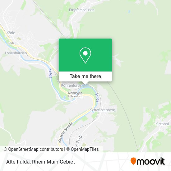 Карта Alte Fulda