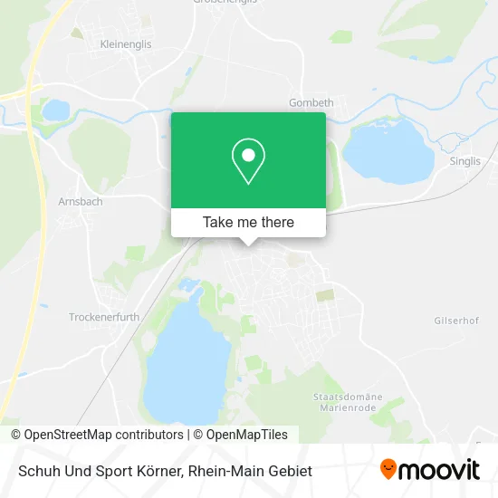 Карта Schuh Und Sport Körner