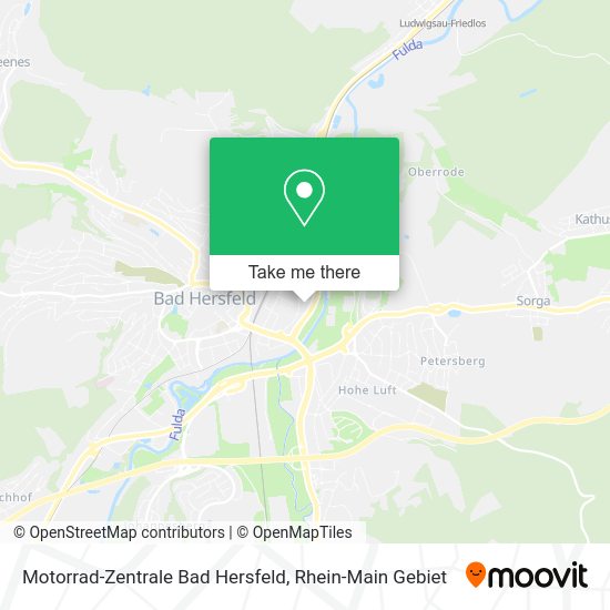 Карта Motorrad-Zentrale Bad Hersfeld