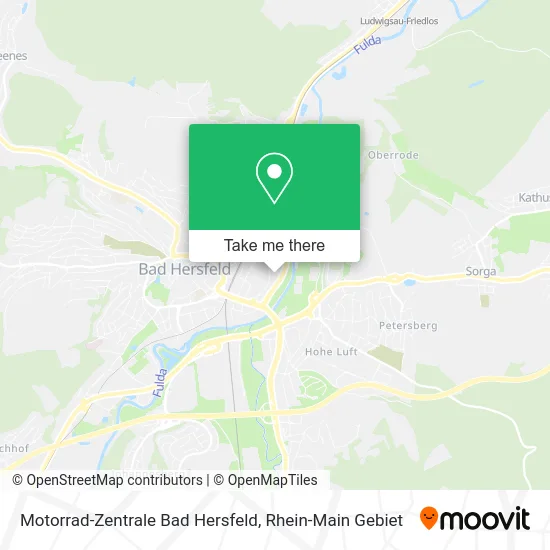 Карта Motorrad-Zentrale Bad Hersfeld