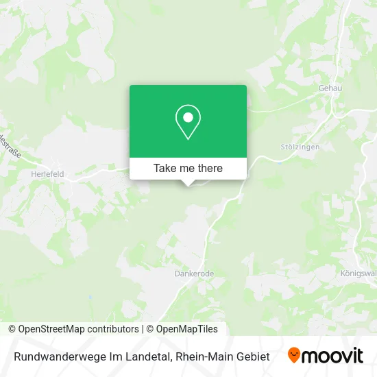 Карта Rundwanderwege Im Landetal