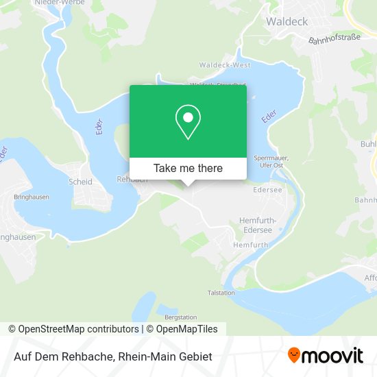 Карта Auf Dem Rehbache