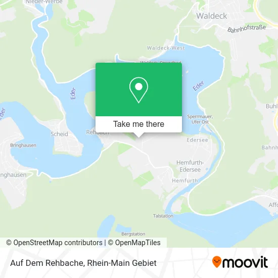 Карта Auf Dem Rehbache