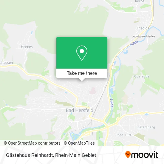 Карта Gästehaus Reinhardt