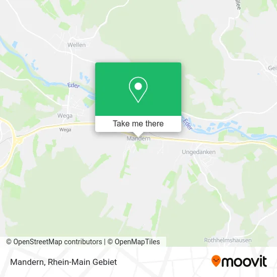 Mandern map