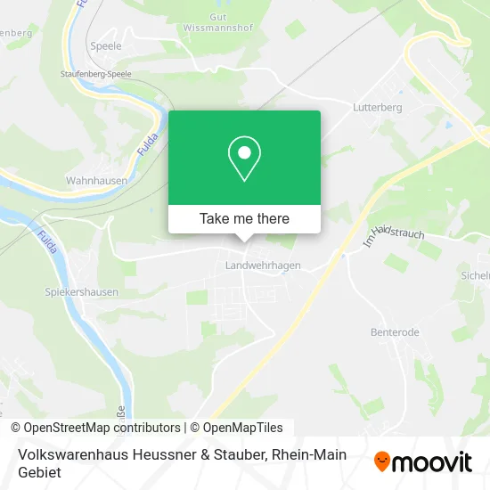 Карта Volkswarenhaus Heussner & Stauber