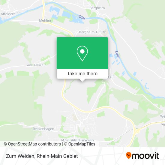 Карта Zum Weiden