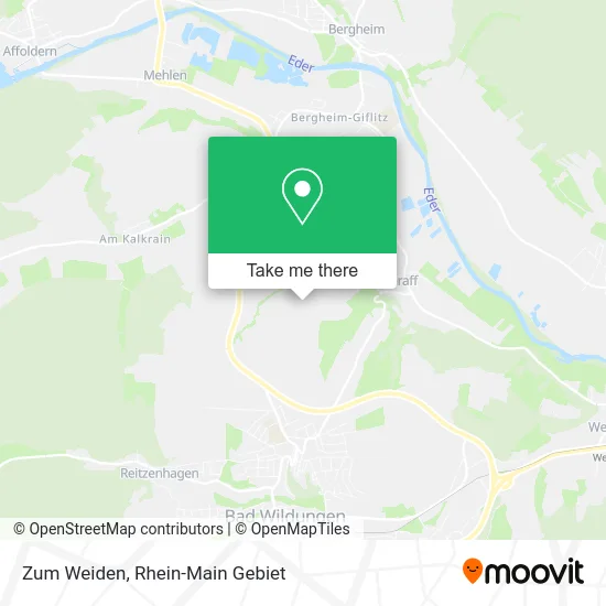 Карта Zum Weiden