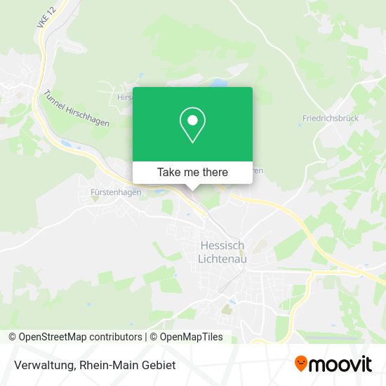 Карта Verwaltung